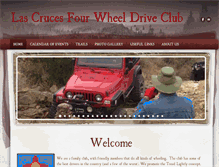 Tablet Screenshot of lascrucesfourwheeldriveclub.com